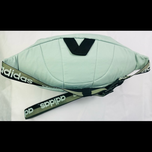 Adidas Core Waist Pack Sport Pouch bag Green/Black - Picture 4 of 10